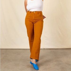 Mustard Big Bud Press Work pants. Medium. NWOT